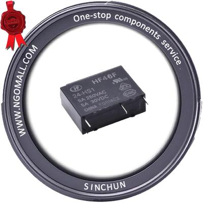 HF46F-G-5 12 24-HS1 HS1T hongfa Relay 继电器 一组常开