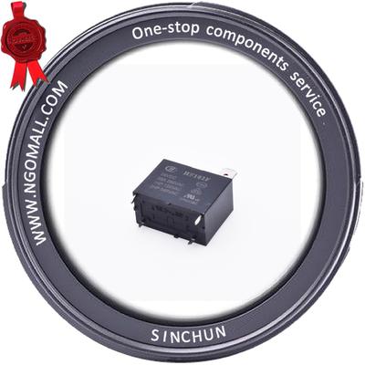 HF102F-5VDC 5 12 24 四脚 20A 250VAC 一组常开 hongfa Relay继