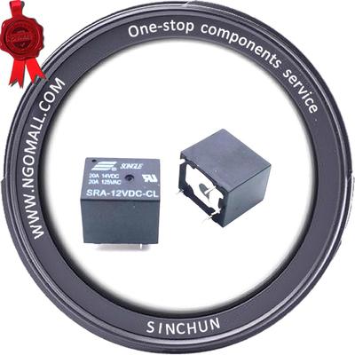 5脚| SRA- 05 12 24VDC-CL 5V 12V 24V T74 20A 松乐Relay 继电器