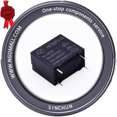 HF32FV-G-12-HSTF/HSLTF/HSF 5V 24V四脚 10A hongfa Relay继电器